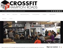 Tablet Screenshot of crossfithamptonroads.com